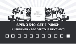 Food Truck Punch Card