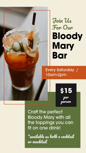 Bloody Mary Facebook Story