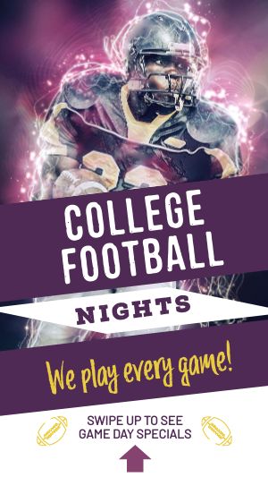 Football Night Facebook Story