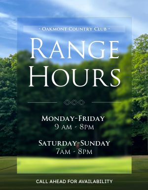 Country Club Hours Flyer