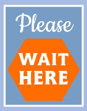 Please Wait Flyer