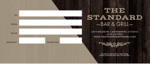 Wooden Gift Certificate