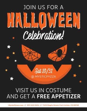 Halloween Celebration Flyer