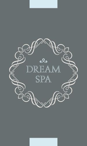 Decorative Spa Business Card