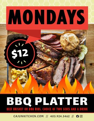 BBQ Specials Flyer