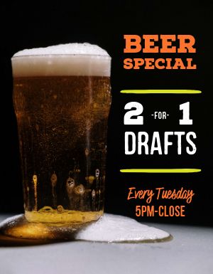 Beer Specials Announcement