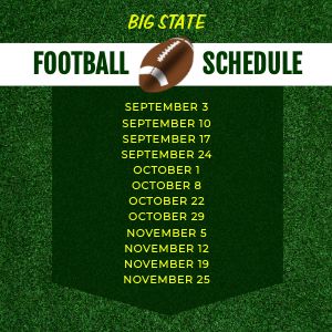 Football Schedule IG Post