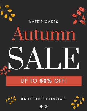 Autumn Sale Poster