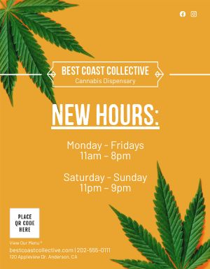 Dispensary Hours Flyer