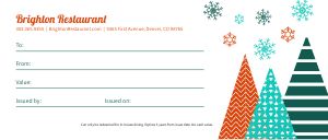 Holiday Gift Card