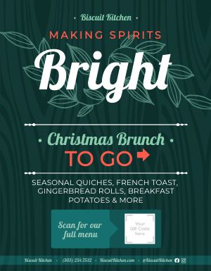 Christmas Brunch Sign