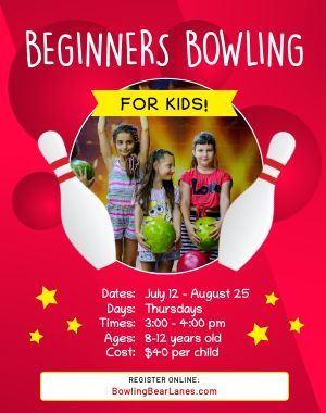 Beginners Bowling Poster