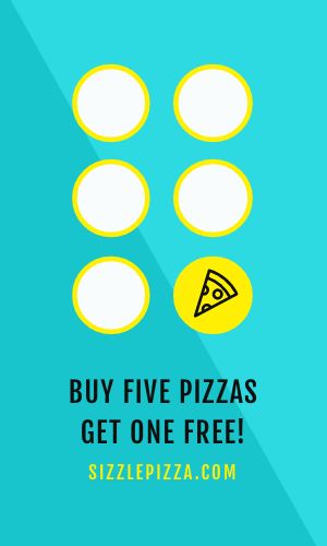 Blue Pizza Loyalty Card