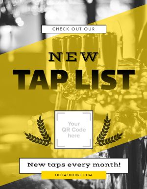 New Tap List Flyer