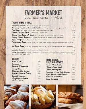 Farmstand Menu Poster