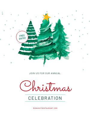 Christmas Celebration Flyer