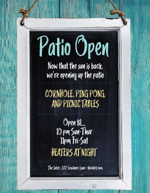 Patio Open Flyer