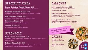 Pizzeria Digital Menu