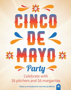 Gradient Cinco De Mayo Poster