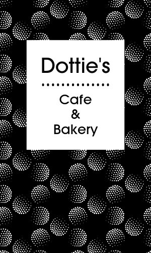 Striking Pattern Cafe Business Card