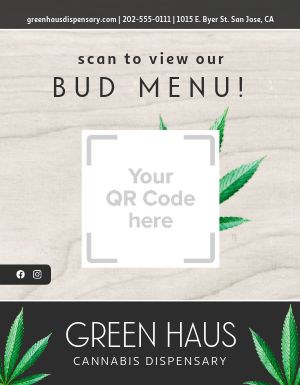 Dispensary QR Code Sign