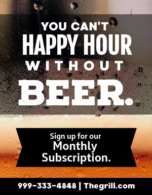 Beer Subscription Flyer