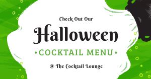 Halloween Cocktail Facebook Post