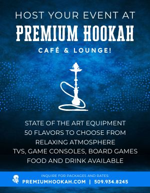 Blue Hookah Flyer