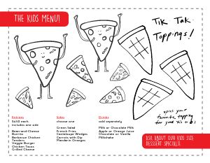 Kids Menu Inspiration