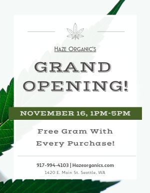 Cannabis Store Announcement