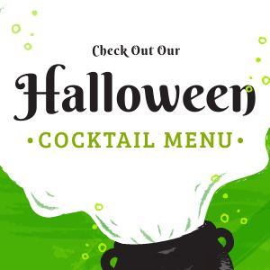 Halloween Cocktail Instagram Post