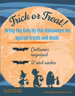 Halloween Trick or Treat Flyer