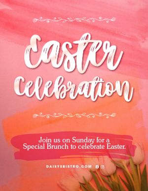 Pink Easter Flyer