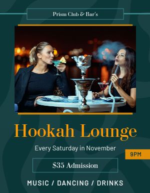 Hookah Lounge Flyer