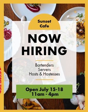 Restaurant Hiring Poster