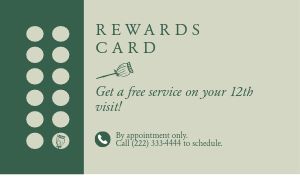 Spa Rewards Card