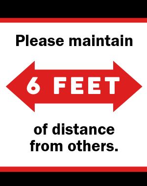 Social Distance Poster